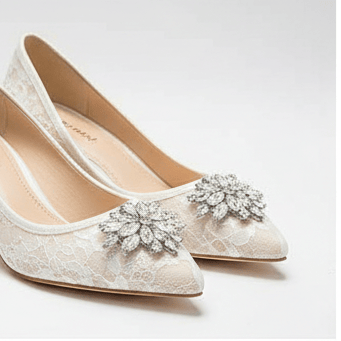 by JoAnn Schuhclip Schuhclips Kristall Snowflake – Funkelnder Glamour für jeden Schuh | 2er Set