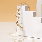 Eisenhardt Company Haarschmuck Haarband mit zarten Boho Details im Metallic Look