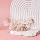 Eisenhardt Company Haarschmuck Haarkamm mit Spitze und floralen Elementen