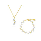 Emilia Rae Bridal Schmuckset Schmuckset ANNA Kristall Gold oder Silber