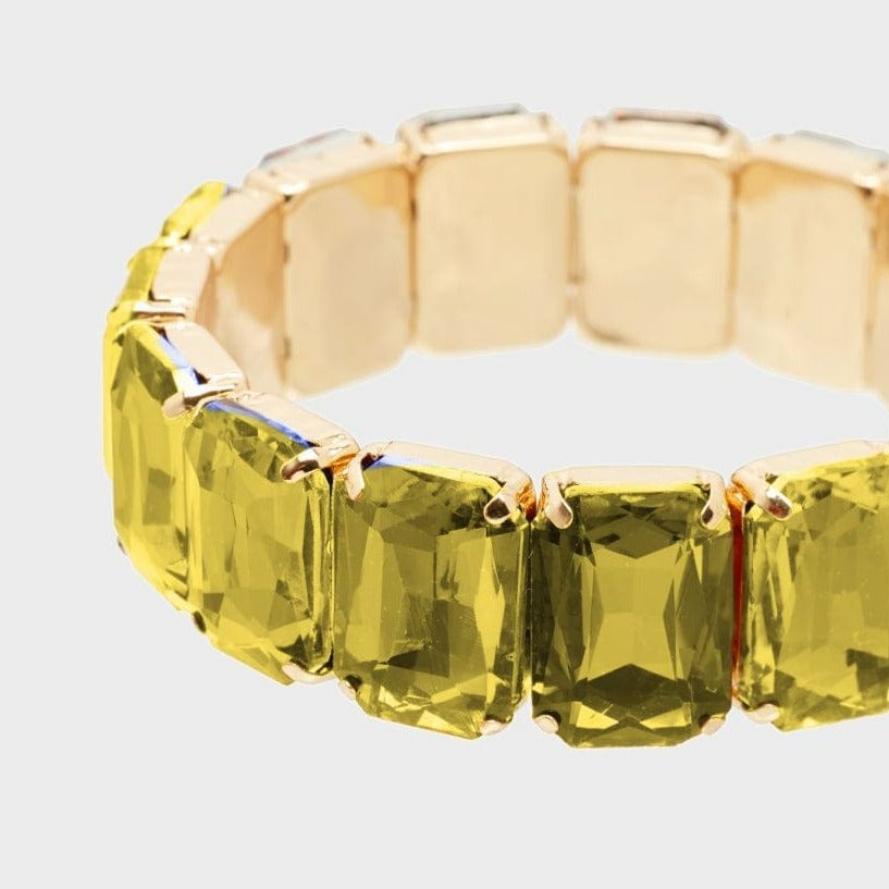 Nalí Armband Armband mit gelben Glassteinen